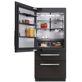 Miele - KFMC 3846 L 36" 18.8 Cubic Feet Bottom Mount MasterCool Fridge-Freezer - Custom Panel Ready