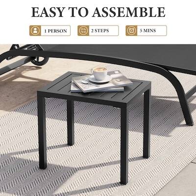 EASY TO ASSEMBLE

1 PERSON
2 STEPS
5 MINS