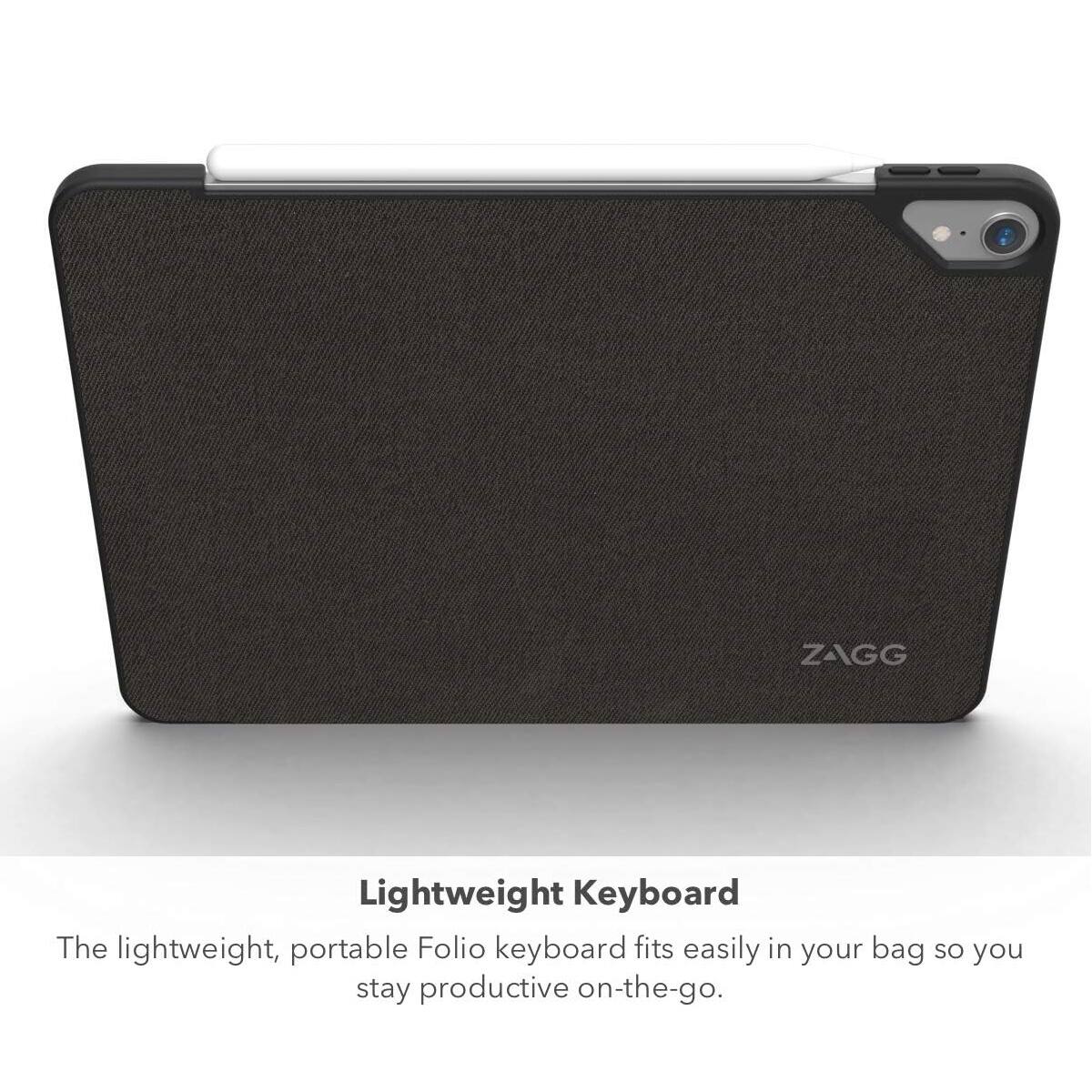 ZAGG Lightweight Keyboard

The lightweight, portable Folio keyboard fits easily in your bag so you stay productive on-the-go.