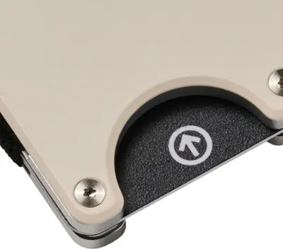 The Ridge Wallet - MONACO CASH STRAP - White