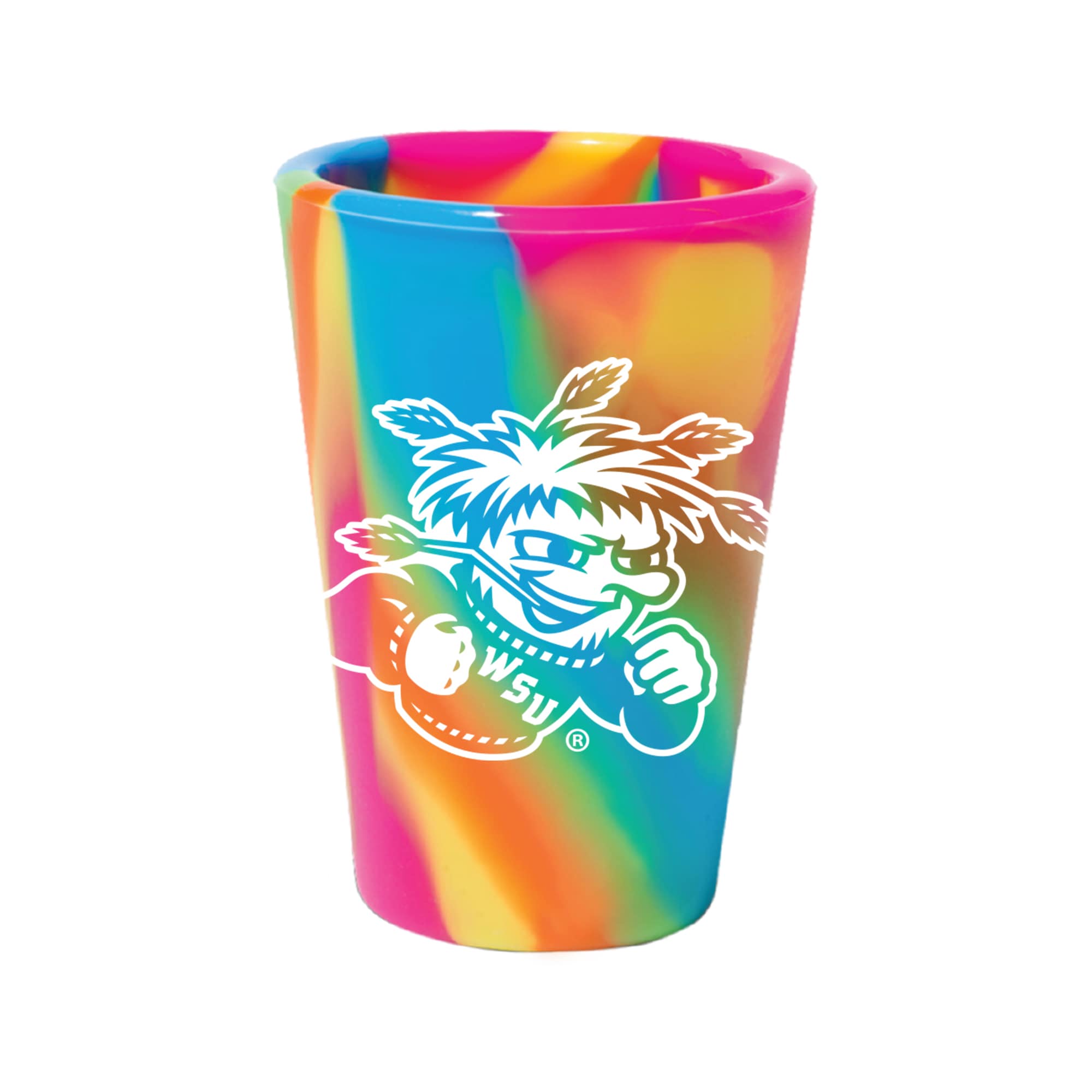 WinCraft - Wichita State Shockers 1.5oz. Hippie Hop Silicone Shot Glass - Multicolor