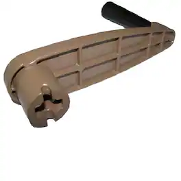 Invacare - Bed Crank Assembly with High and Low Height Adjustments for Bed Replacement - Brown