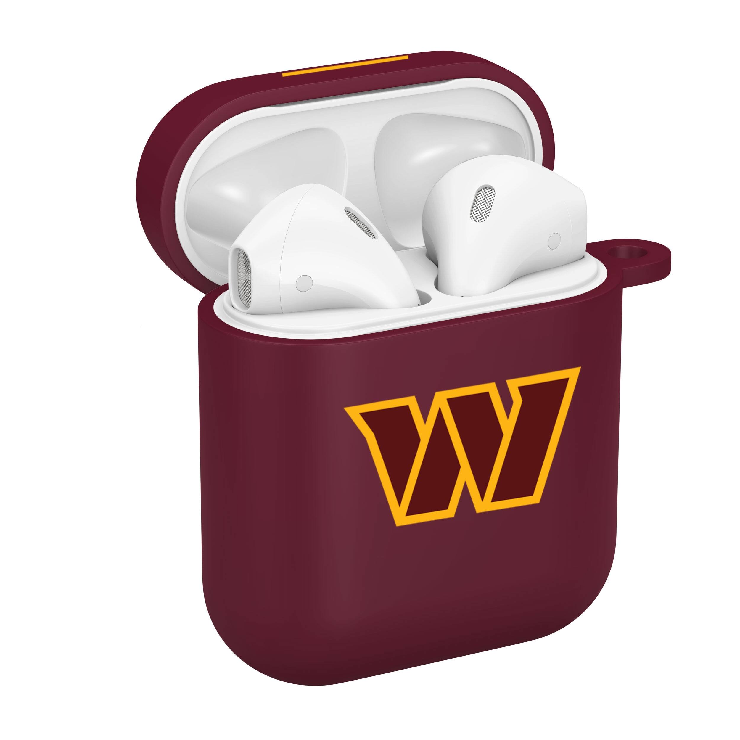 Alt View 1. Artinian - Maroon Washington Commanders AirPods Case Cover - Maroon.