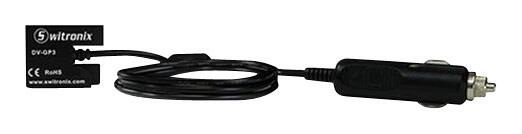 Front. Switronix - 6' Regulator Cable with DC Adapter for GoPro HERO 3 and HERO 3+ - Black.
