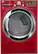 Front. LG - SteamDryer 7.4 Cu. Ft. 10-Cycle Electric Dryer with Steam - Cherry Red.