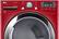 Alt View 1. LG - SteamDryer 7.4 Cu. Ft. 10-Cycle Steam Gas Dryer - Cherry Red.