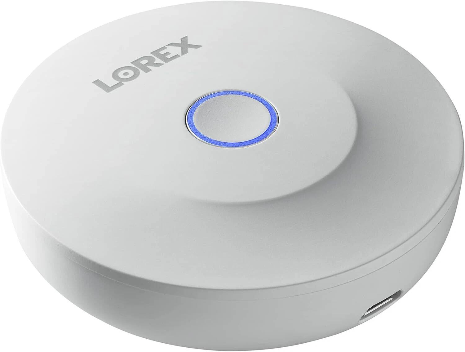 Back. Lorex - Bluetooth Sensor Hub White - White.