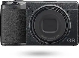 Ricoh - GR IIIx, Black, Digital Compact Camera with 24MP APS-C Size CMOS Sensor, 40mmF2.8 GR Lens