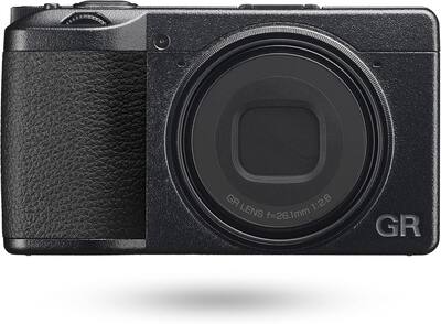 Ricoh GR IIIx, Black, Digital Compact Camera with 24MP APS C Size Ricoh GR IIIx, Black, Digital Compact Camera with 24MP APS C Size