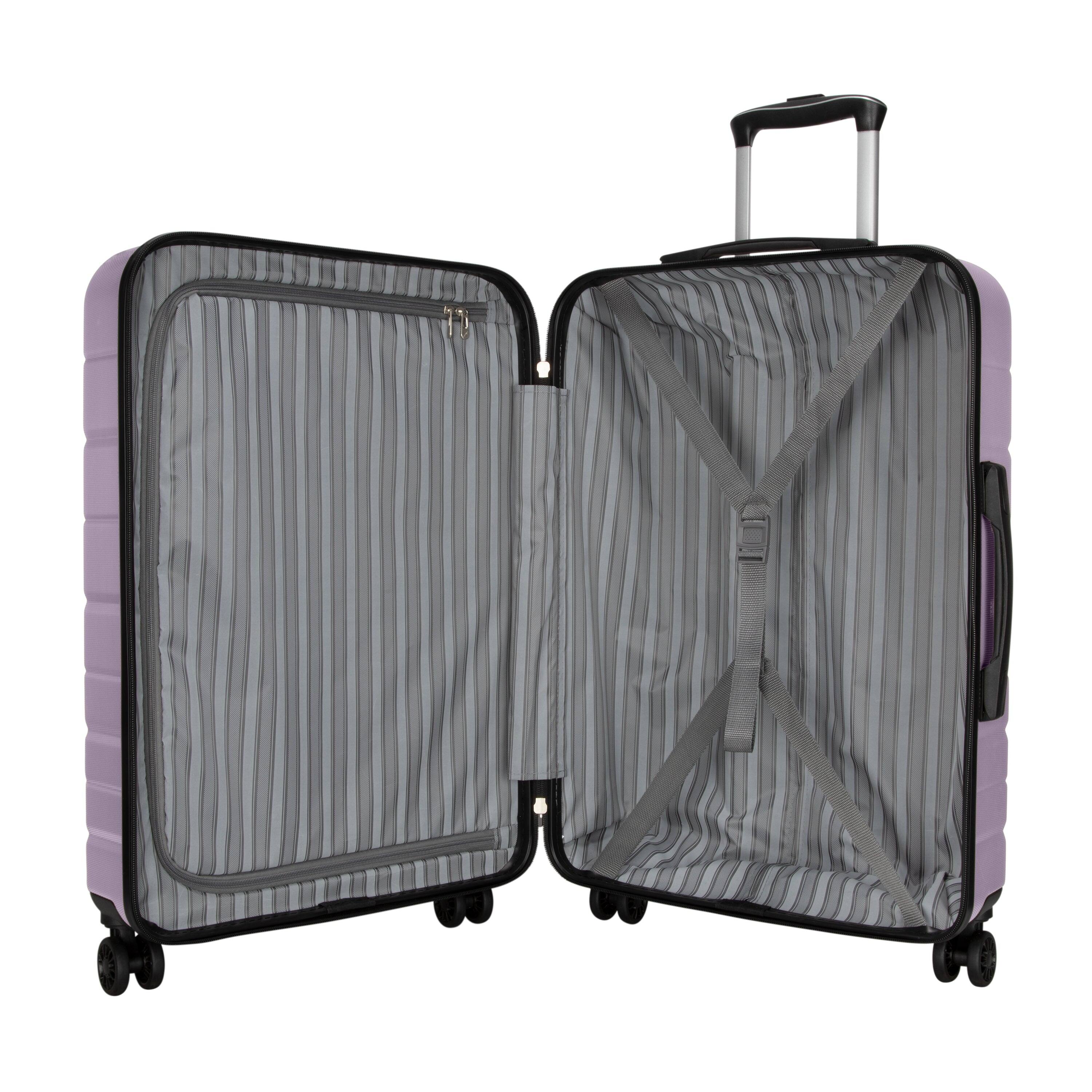 Left. Skyway - Epic 2.0 Hardside Medium Check-In, Silver Lilac - Silver Lilac.