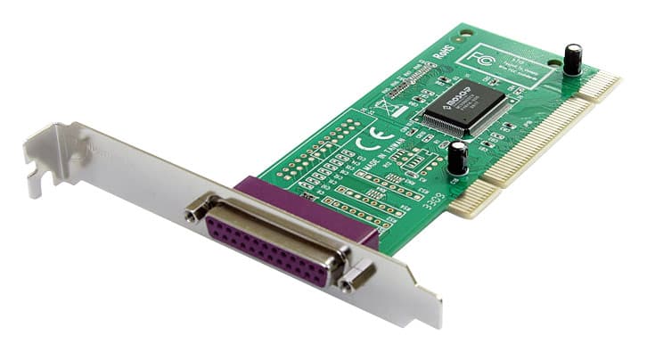 StarTech - 1-Port PCI Parallel Adapter Card - Green - Larger Front