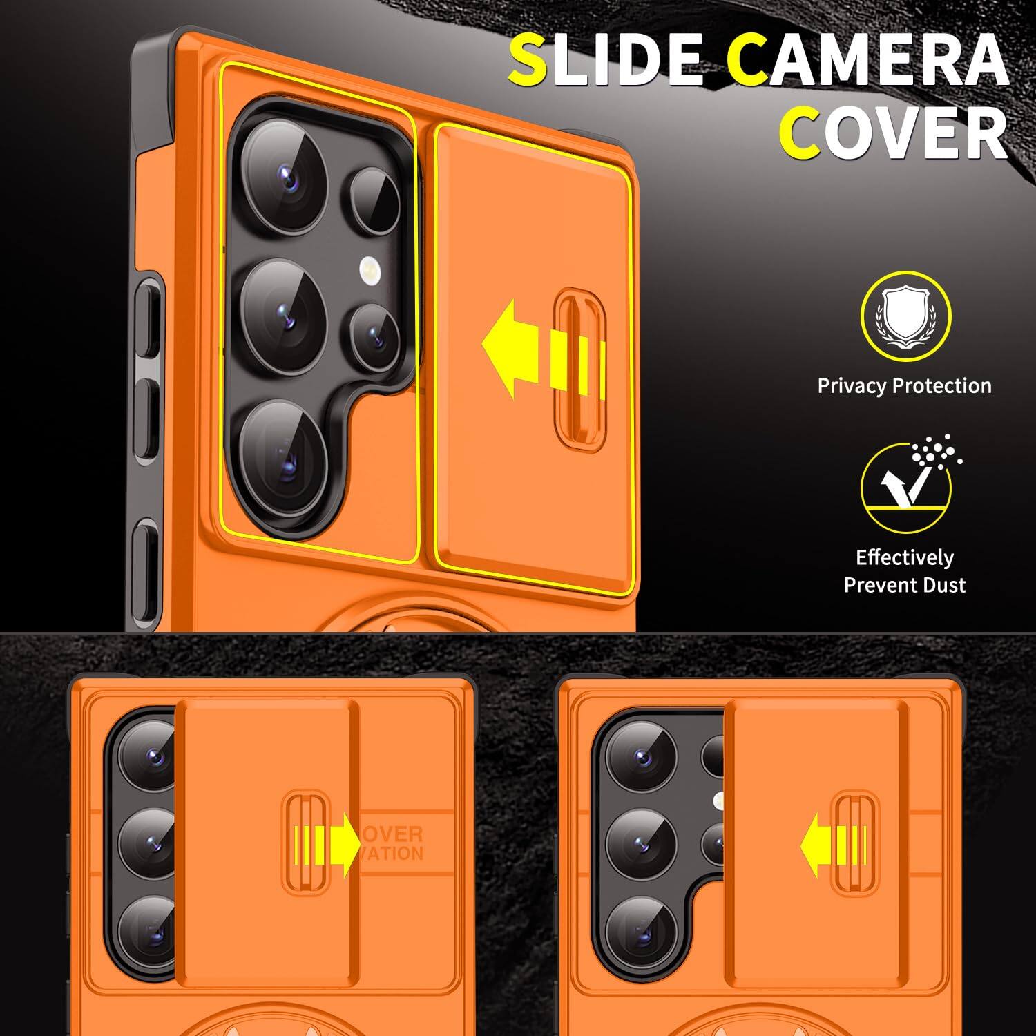 SLIDE CAMERA COVER

Privacy Protection
Effectively Prevent Dust