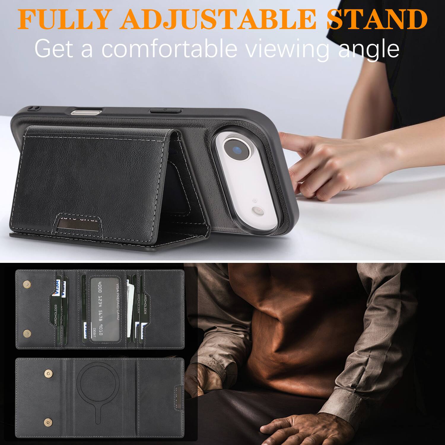 FULLY ADJUSTABLE STAND  
Get a comfortable viewing angle