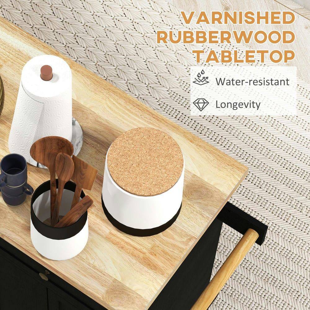 VARNISHED RUBBERWOOD TABLETOP

- Water-resistant
- Longevity