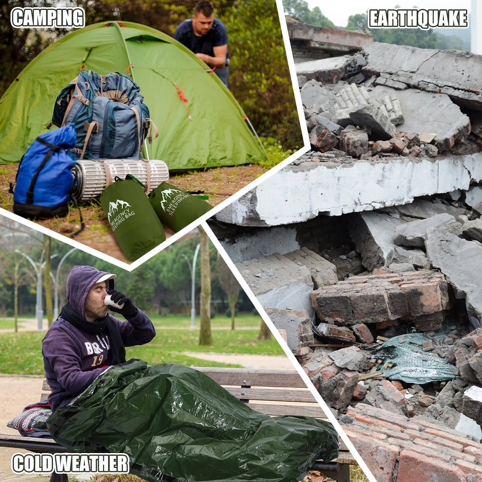 CAMPING  
EARTHQUAKE  
COLD WEATHER