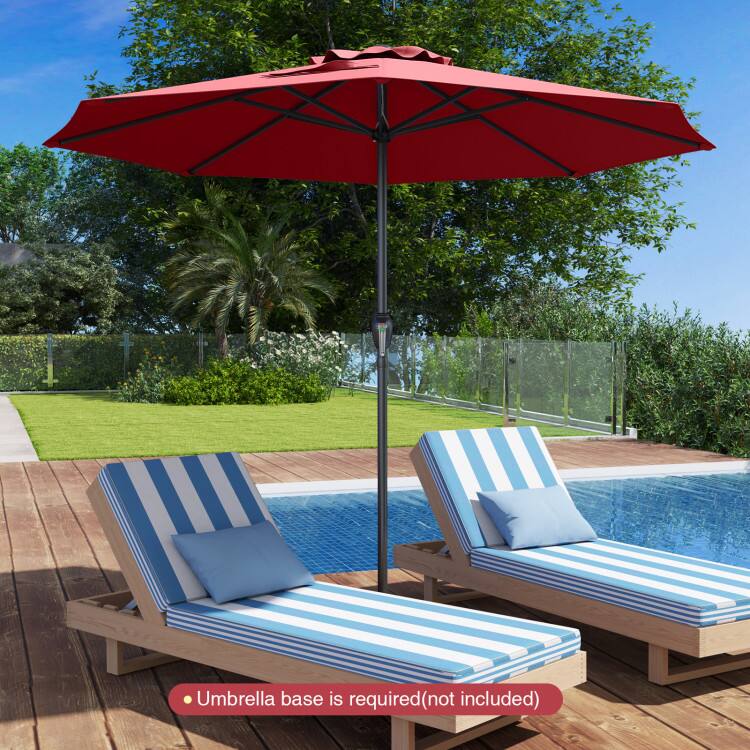 Umbrella base is required (not included)