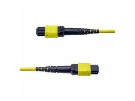 Startech - 5m MTP/MPO 12F OS2 Single Mode Fiber Cable Type-A APC Female Jumper 9/125 OFNP Plenum