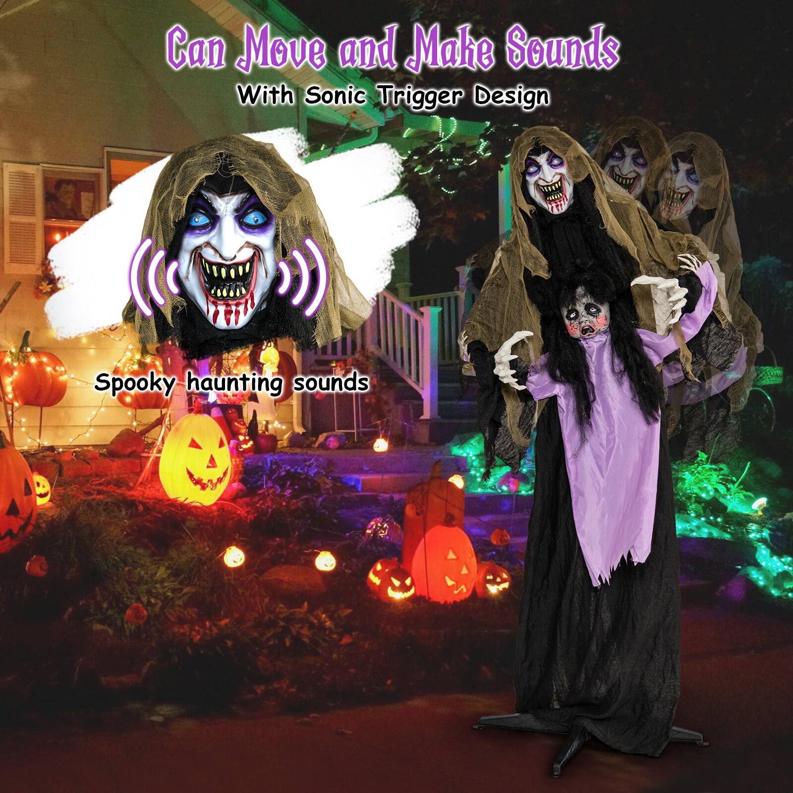 Can Move and Make Sounds With Sonic Trigger Design In Spooky Haunting Sounds