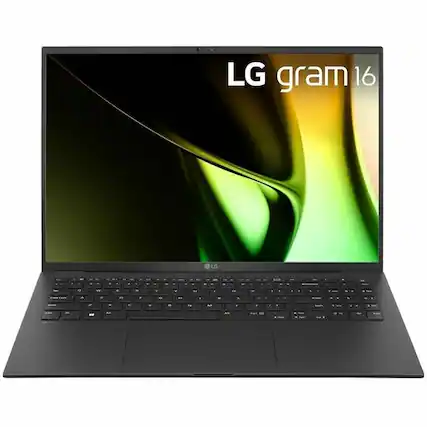 Front. LG - LG gram 16Z90S-V.APC8U1 16" Notebook - WQXGA - 60 Hz - Intel Core Ultra 7 1st Gen 155H - 32 GB - 1 TB PCI Express NVMe - Charcoal Gray.