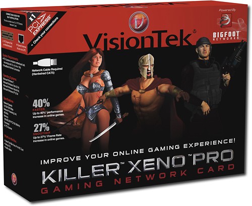 Best Buy: VisionTek Killer Xeno Pro 128MB DDR PCI Express Network Card  900296