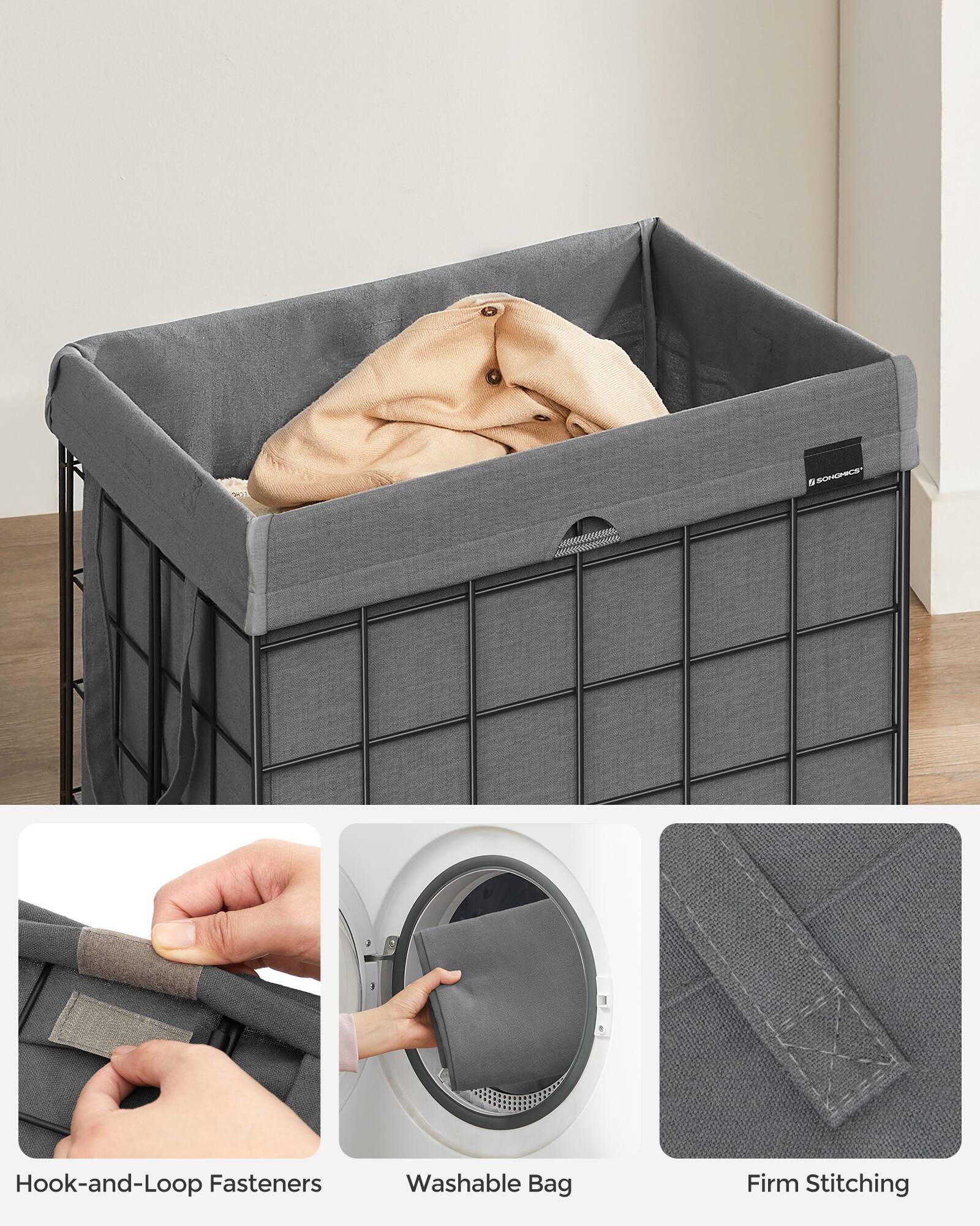 BGNOMICS Hook-and-Loop Fasteners Washable Bag Firm Stitching

Hook-and-Loop Fasteners

Washable Bag

Firm Stitching