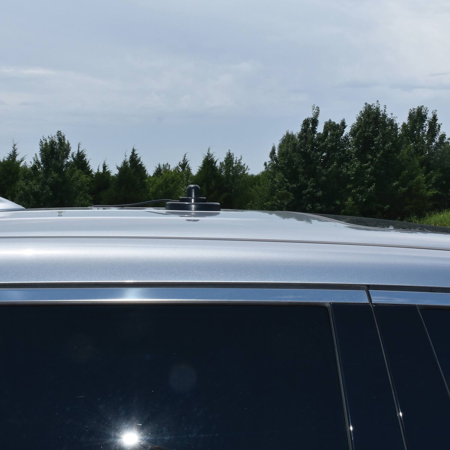 Alt View 1. Tram - Tram 240-b 5-inch Black Steel Nmo Magnet Mount With Rg58 Coaxial Cable And Uhf Pl-259 Connector - Black.