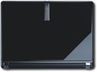 Front Standard. Gateway - Netbook with Intel® Atom™ Processor - NightSky Black.