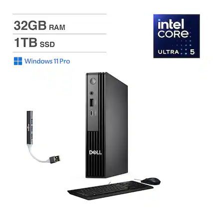 32GB RAM
1TB SSD
Windows 11 Pro
Intel Core i5 Ultra 5
DELL