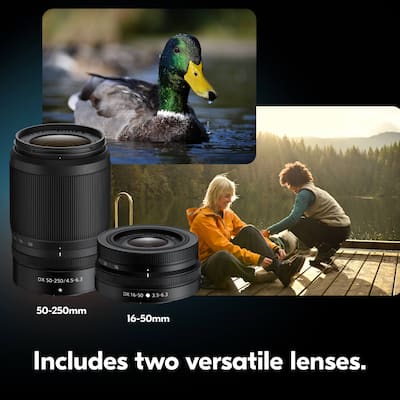 Nikon Z50II Mirrorless Camera Two Lens Kit with NIKKOR Z DX 16 Nikon Z50II Mirrorless Camera Two Lens Kit with NIKKOR Z DX 16