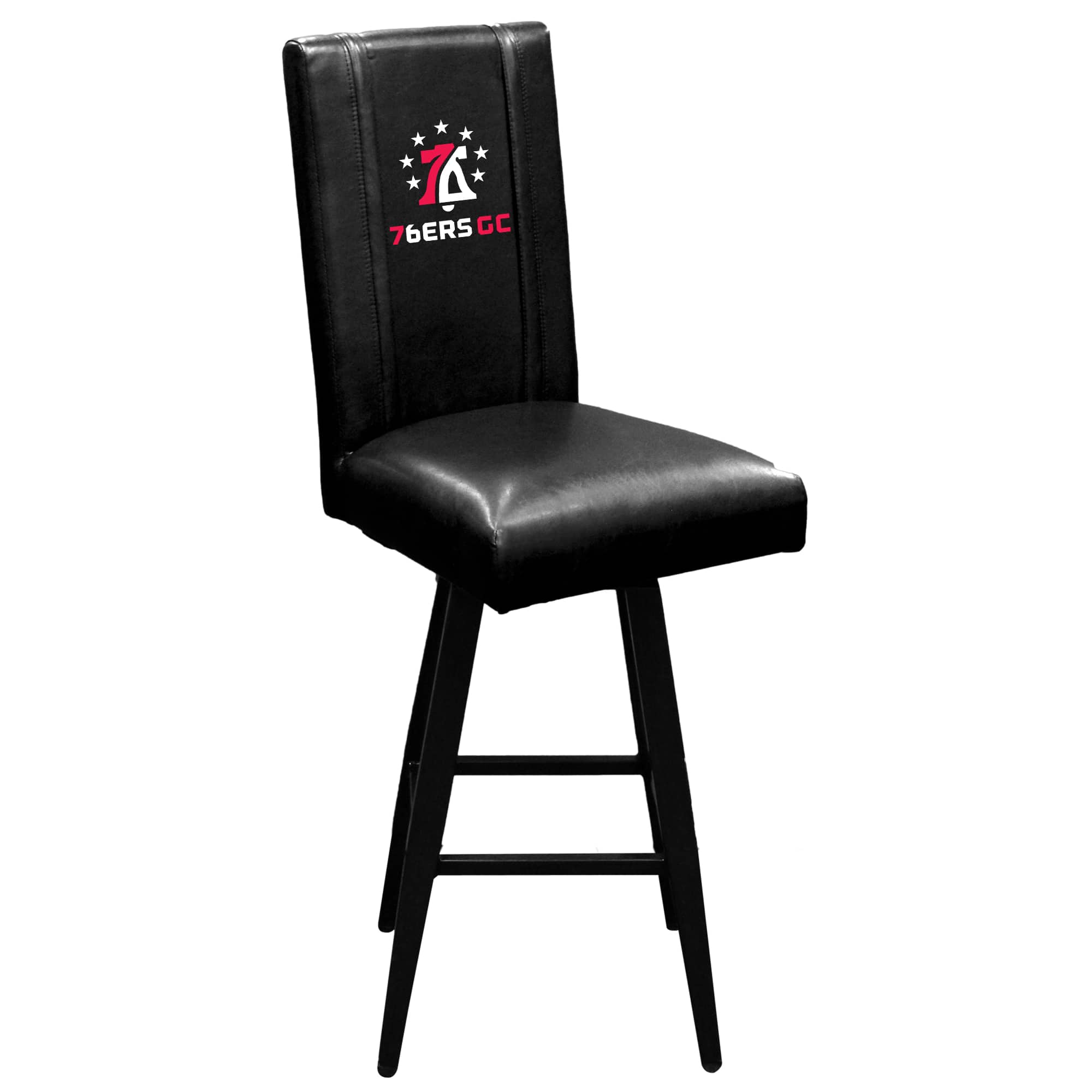 DreamSeat - 76ers GC Swivel Bar Stool 2000 - Black