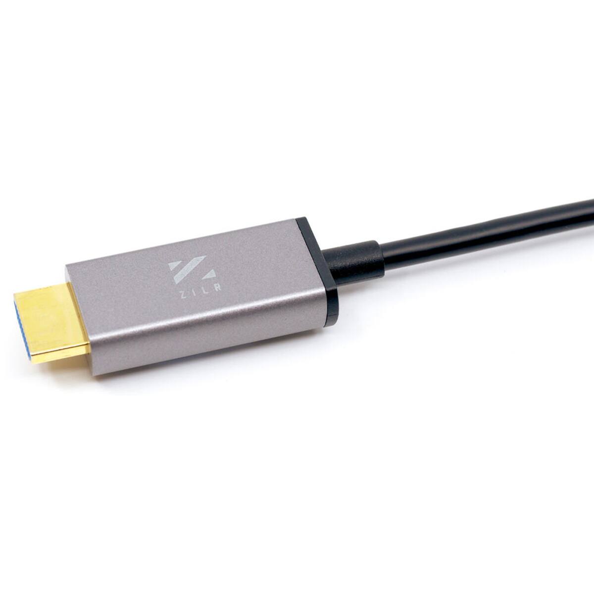 Alt View 1. ZILR - ZILR 4Kp60 HDMI Fiber Optic High Speed with Ethernet Cable (10m / 32.8ft).