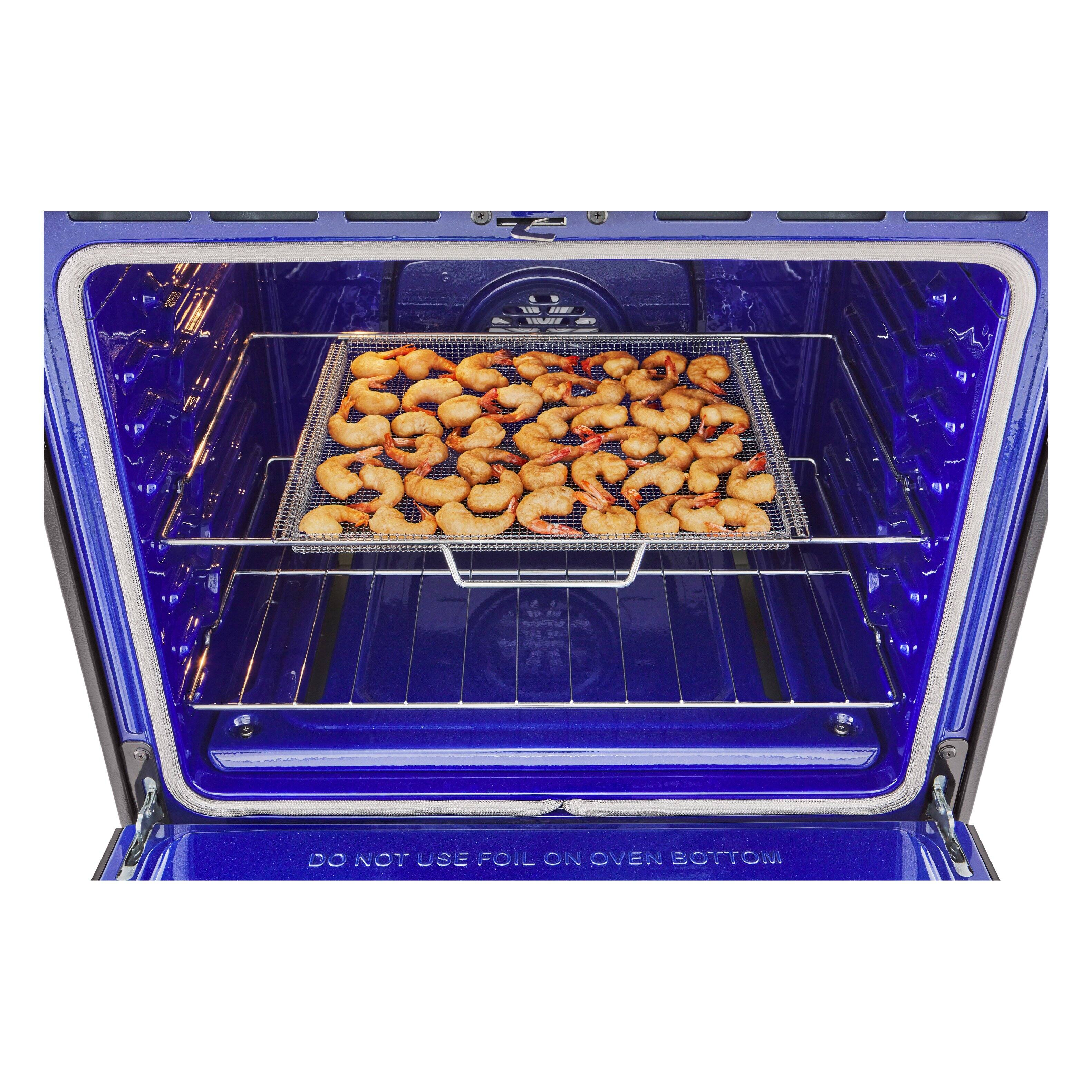 Do not use foil on oven bottom.