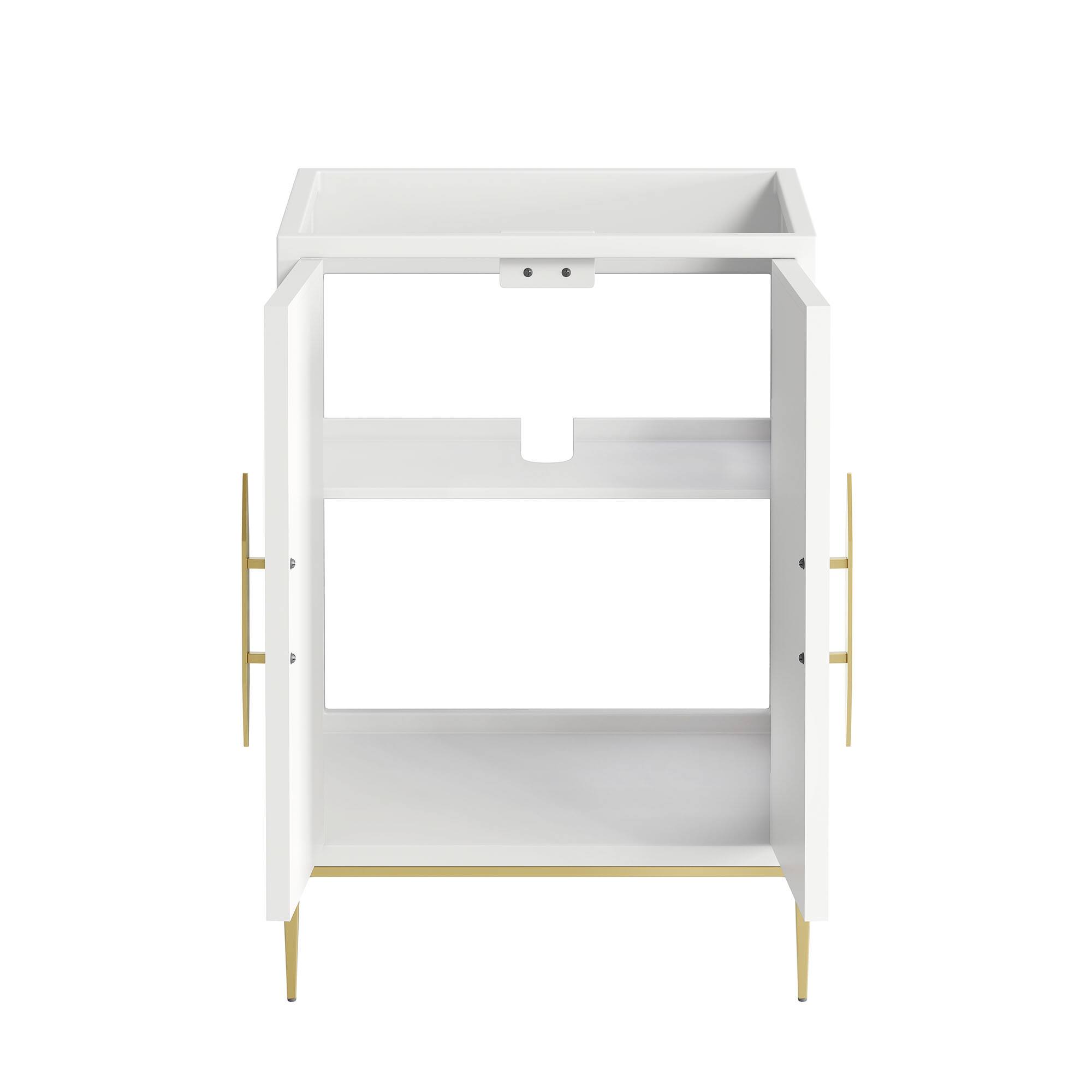 Alt View 4. Modway - Awaken 24" Bathroom Vanity Cabinet by Modway - White.