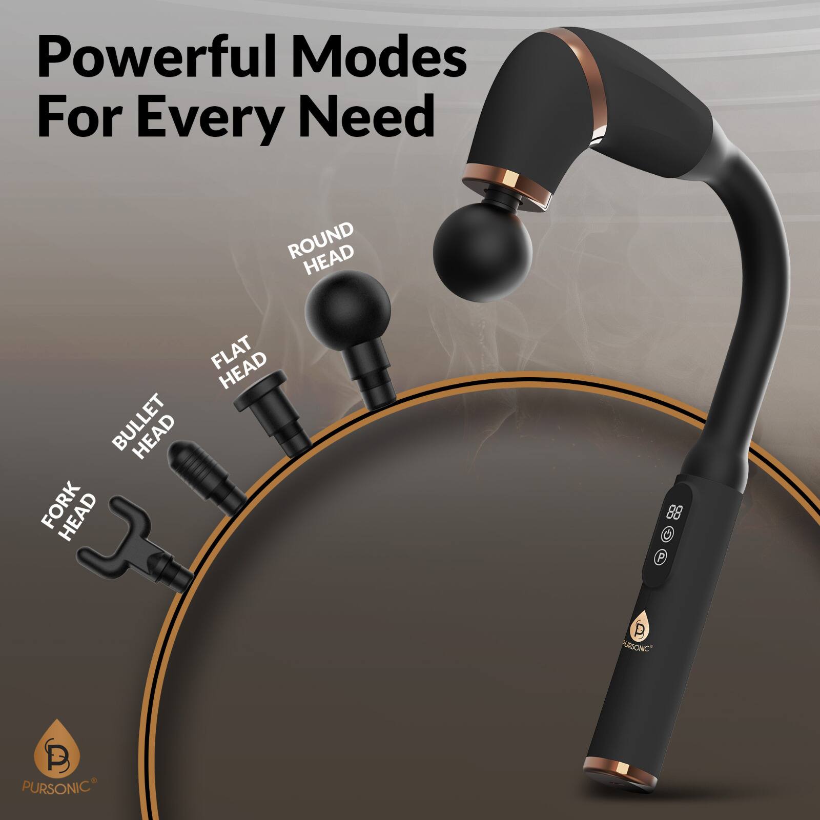 Powerful Modes For Every Need

- ROUND HEAD
- BULLET HEAD
- FORK HEAD
- FLAT HEAD

PURSONIC