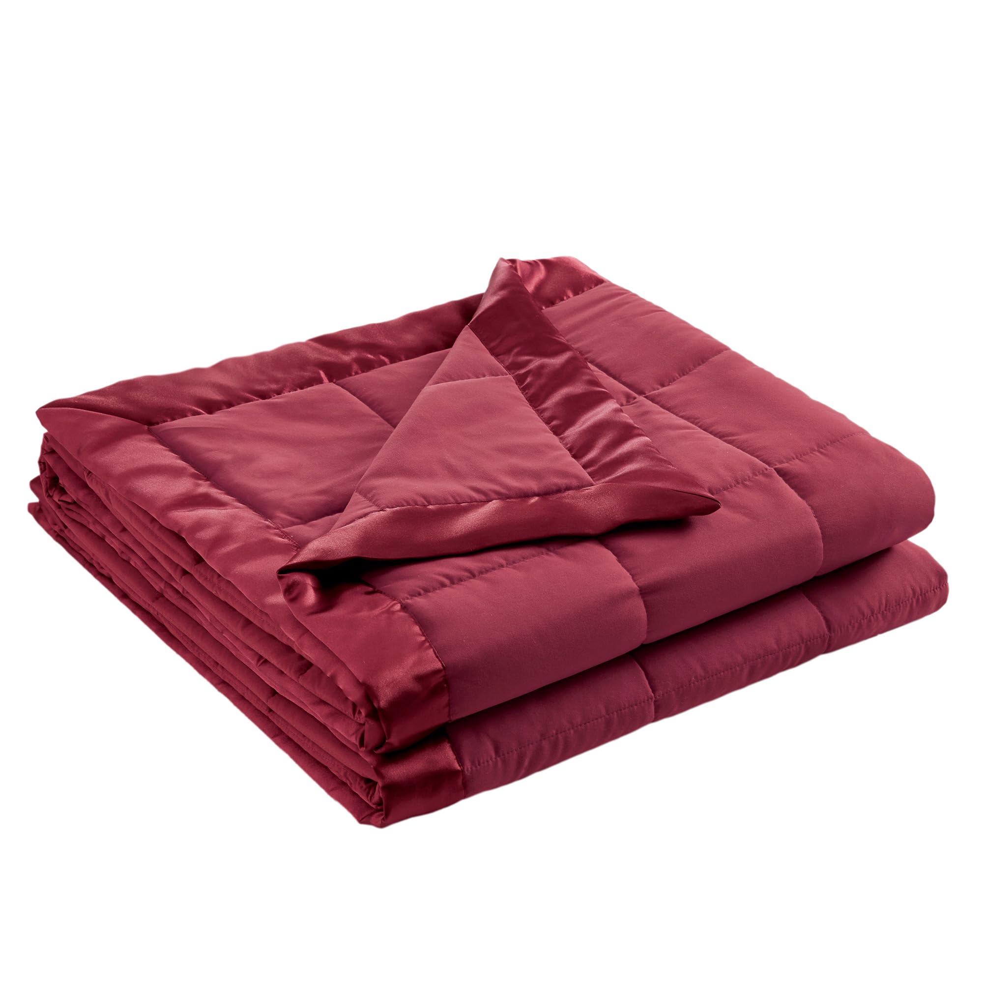 Satin Trim, Burgundy-King