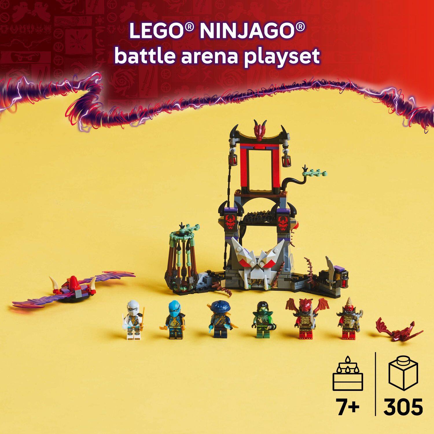 LEGO NINJAGO battle arena playset 7+ 305