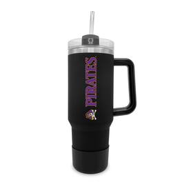The Fanatic Group - ECU Pirates 40oz. Stainless Tumbler with Handle & Removable Straw - Black
