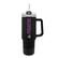 Front. The Fanatic Group - ECU Pirates 40oz. Stainless Tumbler with Handle & Removable Straw - Black.