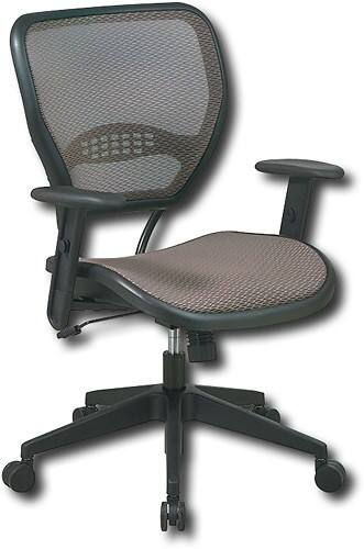 Angle Standard. Office Star Furniture - Air Grid Seat and Back Task Chair.