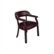 Front Zoom. Office Star Products - Office Star Traditional Guest Chair with Wrap Around Back in Oxblood - Black.