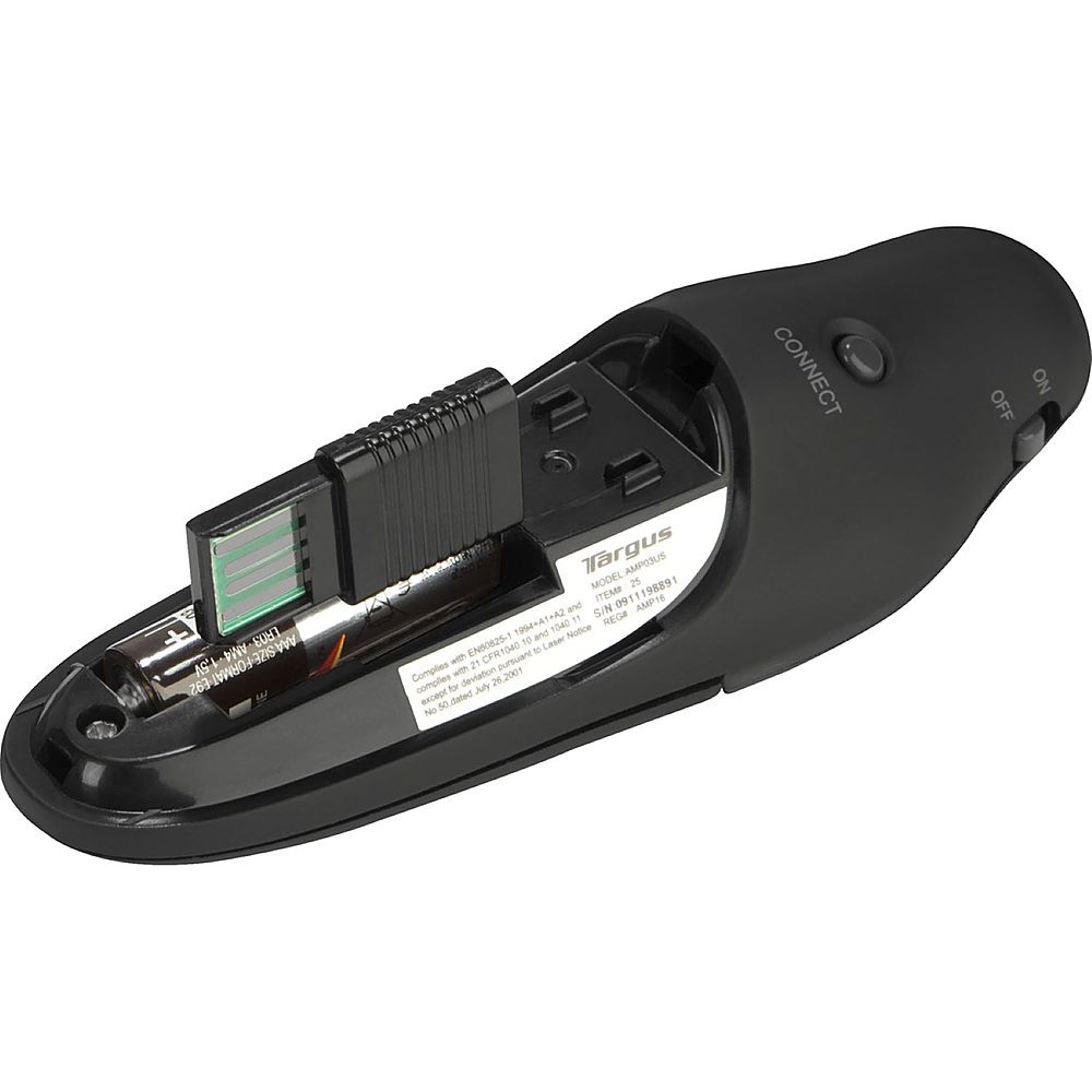 Alt View 13. Targus - Wireless Presenter with Laser Pointer - Black.