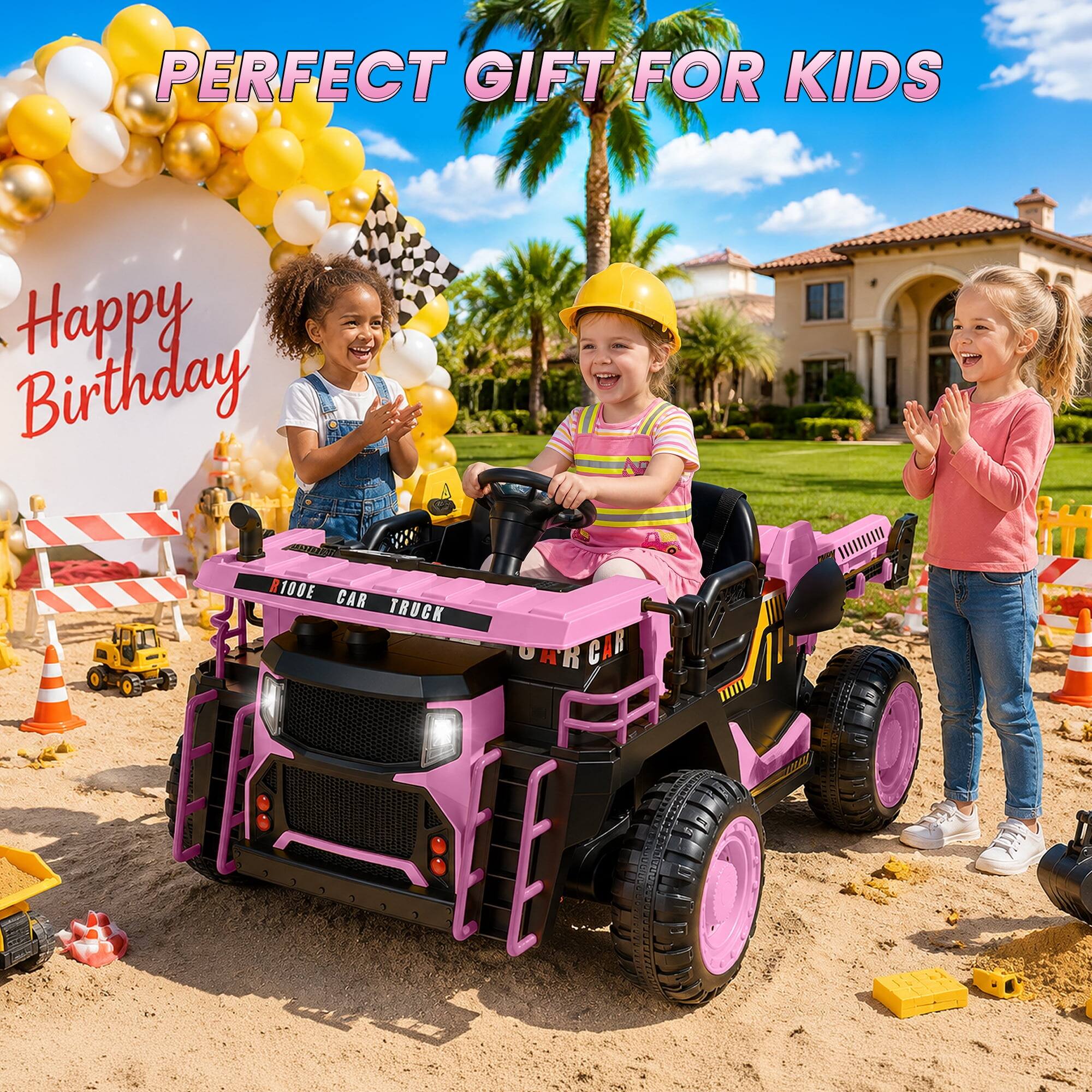 PERFECT GIFT FOR KIDS  
Birthday Happy  
100E CAR TRUCK  
UAKCAR