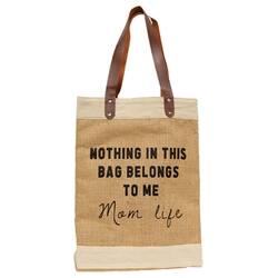 NOTHING IN THIS BAG BELONGS TO ME  
Mom life