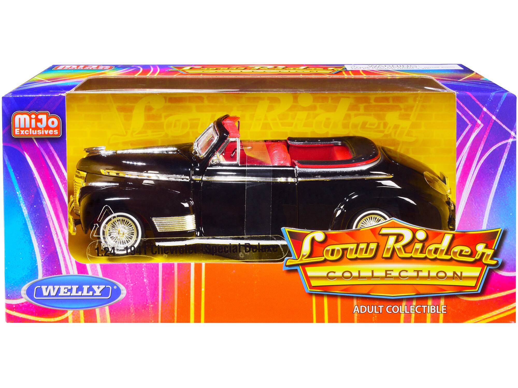 BET MiJo Exclusives 1:24 -u 1941 Chevrolet Special Deluxe Low Rider COLLECTION WELLY ADULT COLLECTIBLE