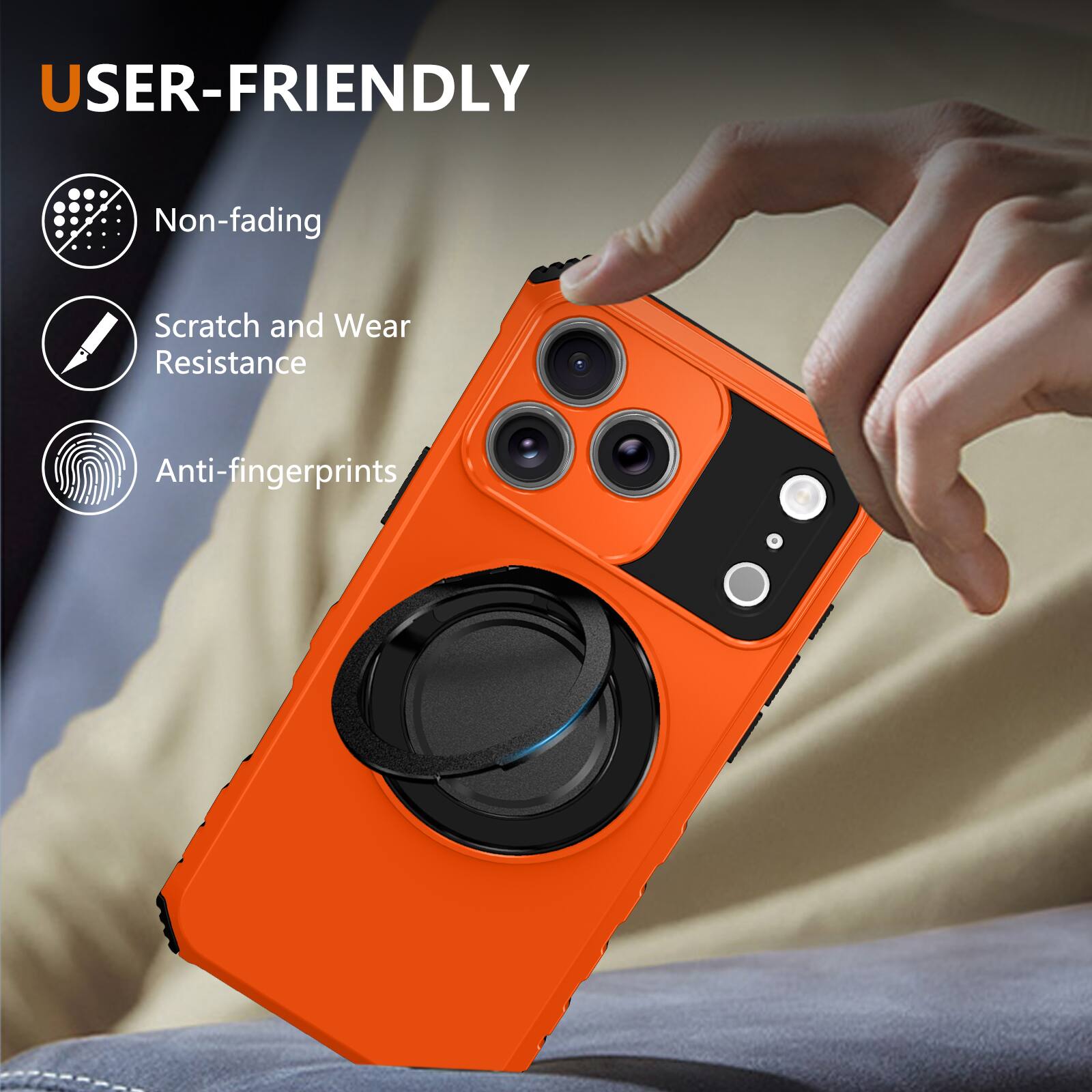 USER-FRIENDLY

- Non-fading
- Scratch and Wear Resistance
- Anti-fingerprints