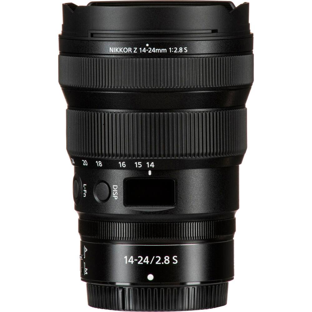 NIKKOR Z 14-24mm 1:2.8 S  
24 20 18 16 15 14  
L-Fn DISP  
14-24/2.8 S