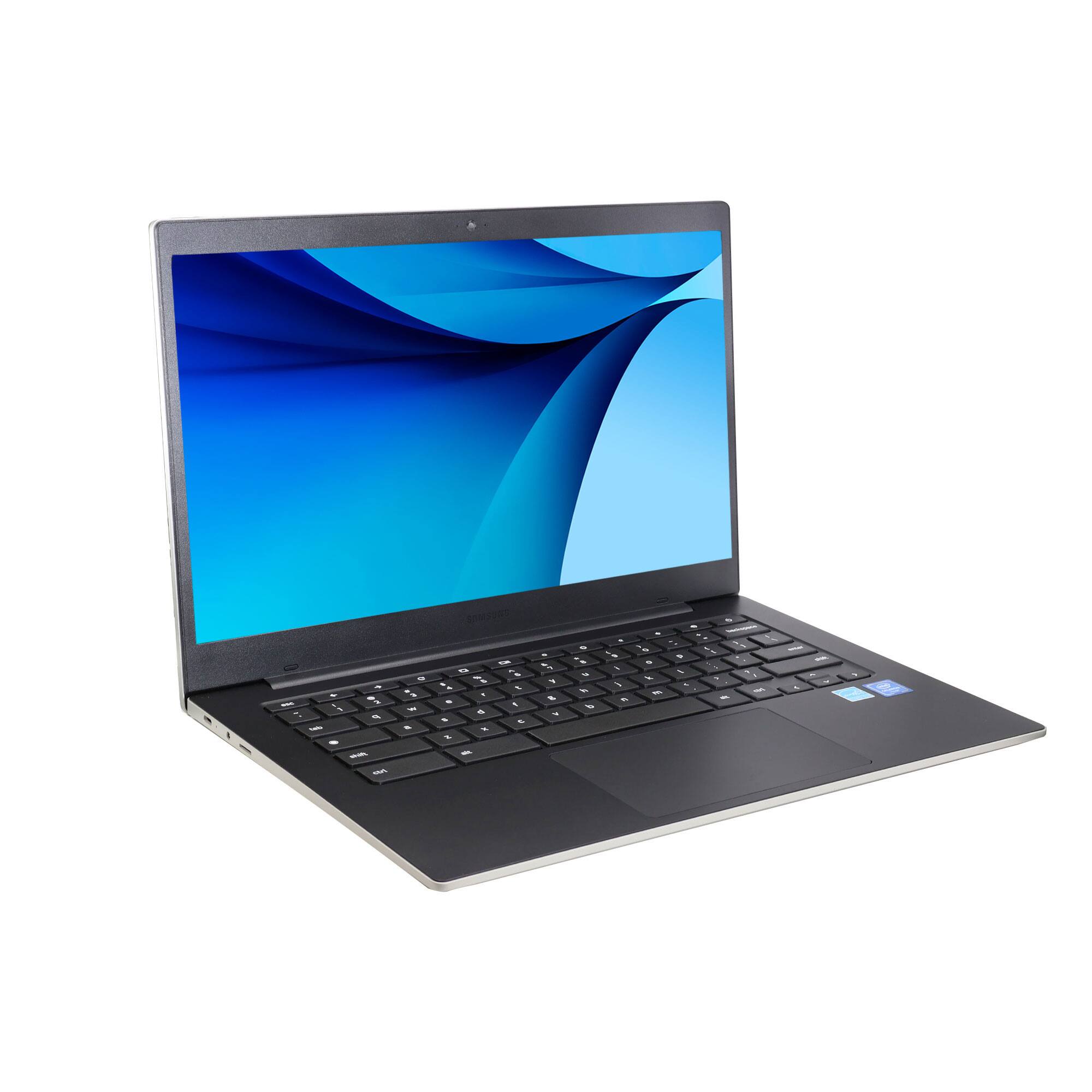 Alt View 1. Samsung - Samsung Galaxy Chromebook Go 14" LED Laptop - Intel Celeron N4500, 4GB RAM, 64GB Storage, ChromeOS (Silver) - Silver.