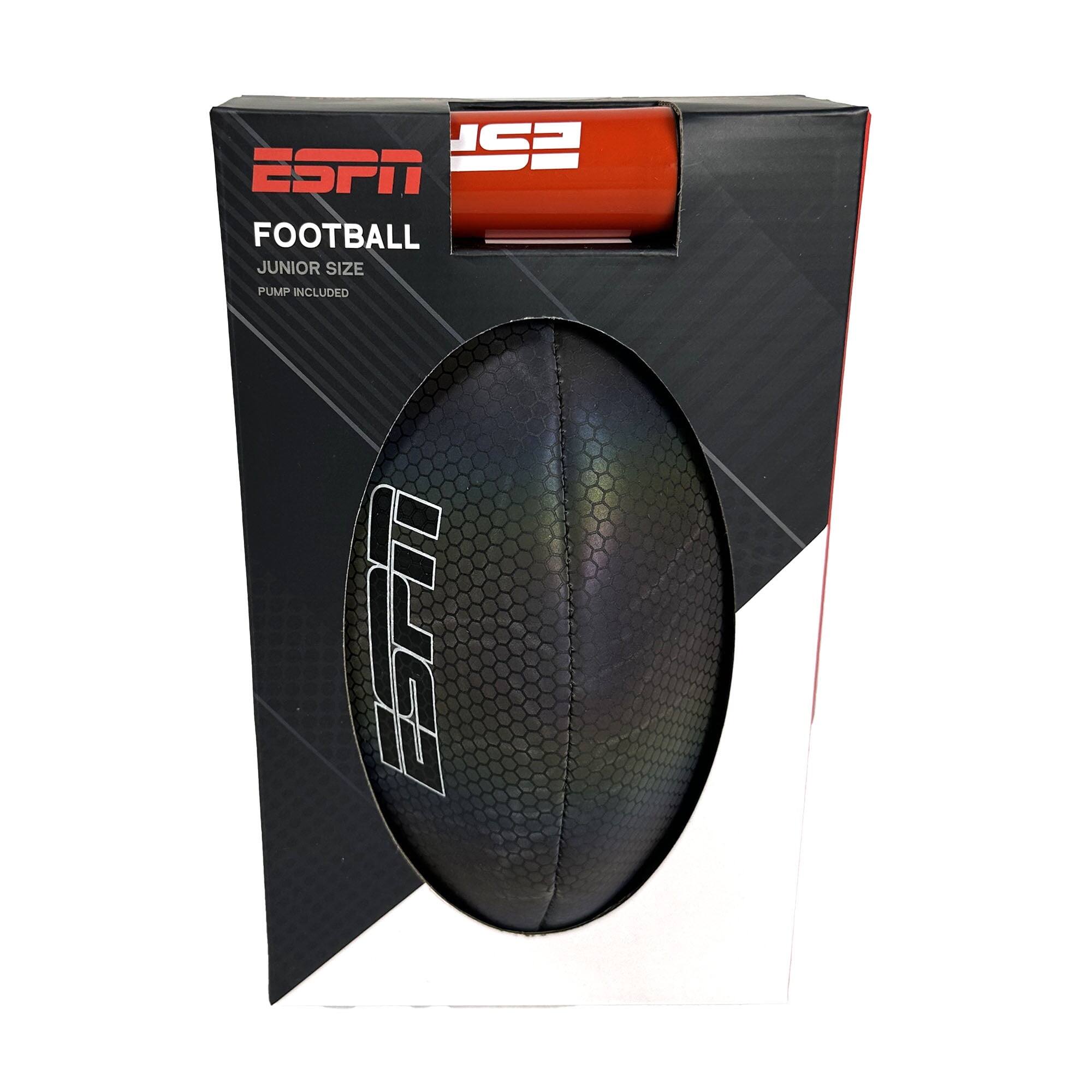 ESPN  
FOOTBALL  
JUNIOR SIZE  
PUMP INCLUDED