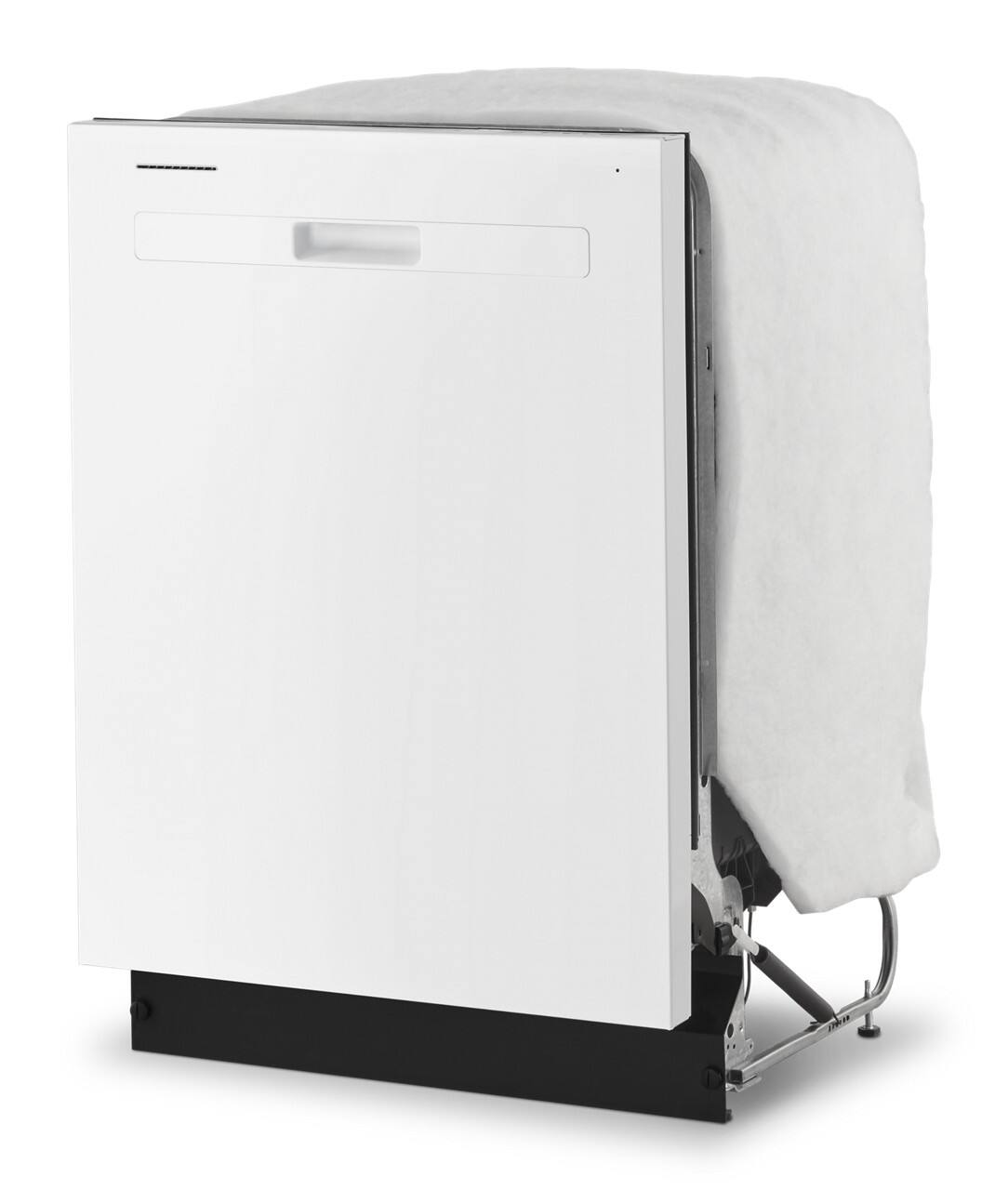 Left. Whirlpool - Whirlpool - Quiet Dishwasher with Boost Cycle and Pocket Handle - White - White.