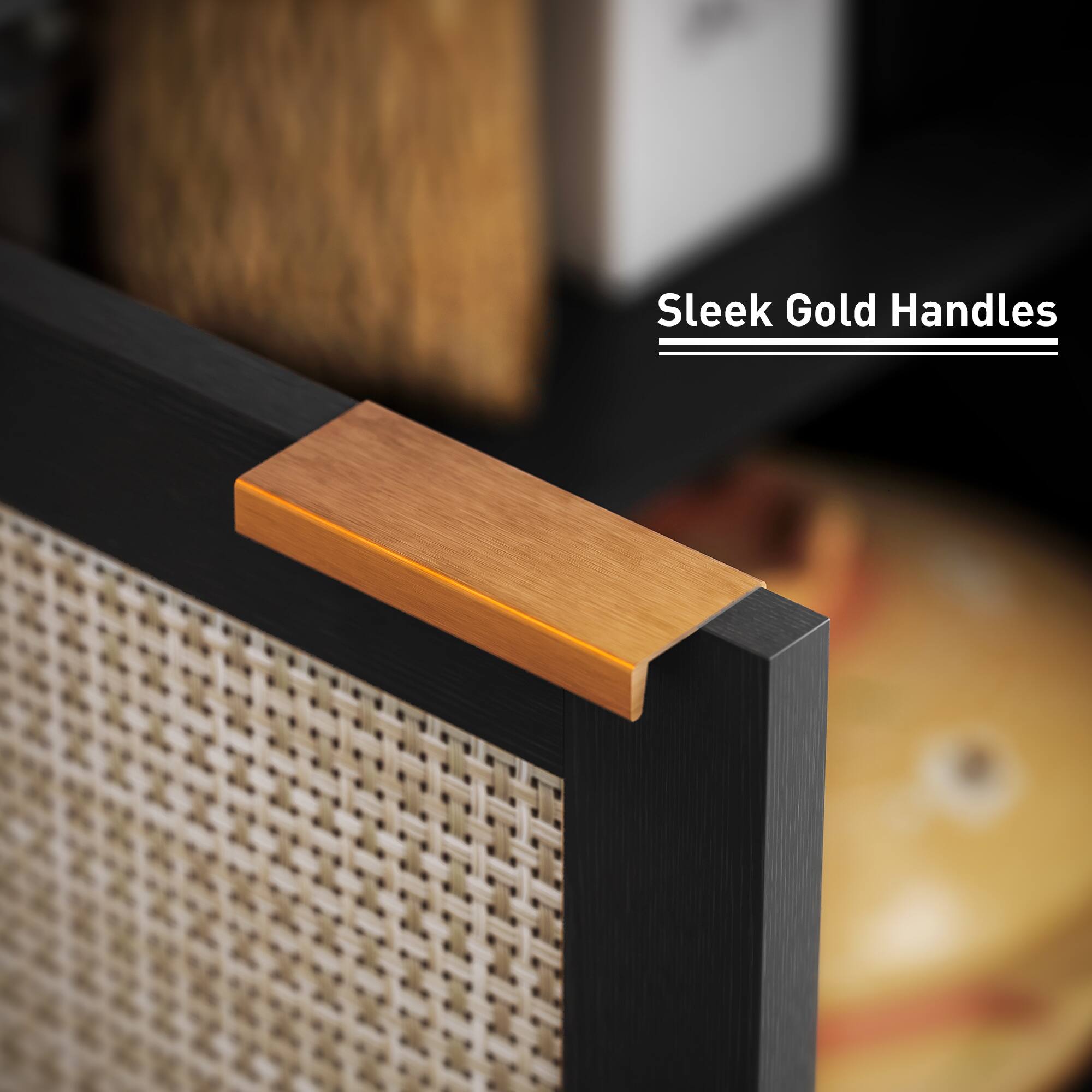 Sleek Gold Handles